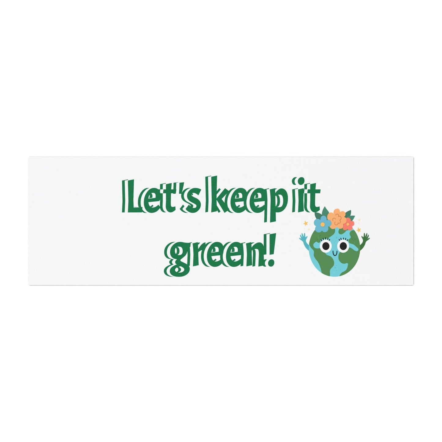Car Magnets American Flag let's keep it green
