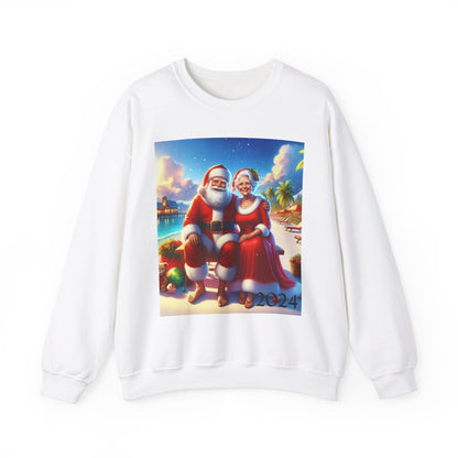 Unisex Heavy Blend™ Crewneck Sweatshirt photo of Gardiner /Santaand wife  in Florida