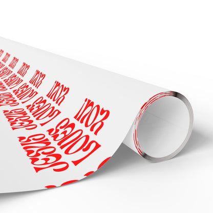 Wrapping Papers Jesus loves you.