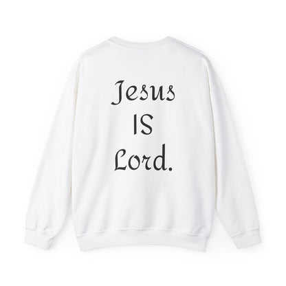 Unisex Heavy Blend™ Crewneck Sweatshirt Colossian 1:16-17/ Jesus is Lord.