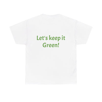 Unisex Heavy Cotton Tee Earth trending! Let's keep it green.