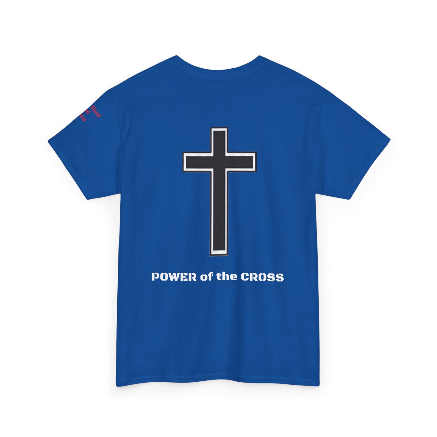 Unisex Heavy Cotton Tee. Rejoicein the lord always the blood of Jesus . Faith comes by hearing God's word.