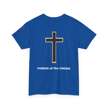 Unisex Heavy Cotton Tee. Rejoicein the lord always the blood of Jesus . Faith comes by hearing God's word.