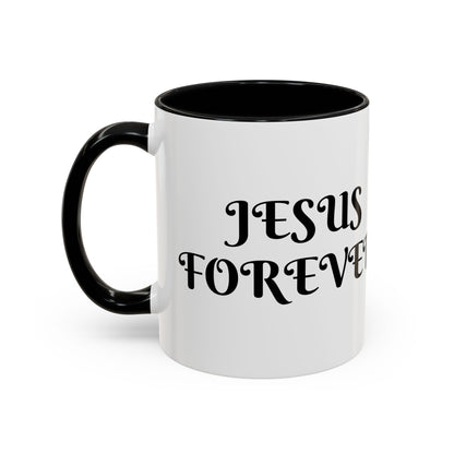 Accent Coffee Mug (11, 15oz)  JESUS FOREVER