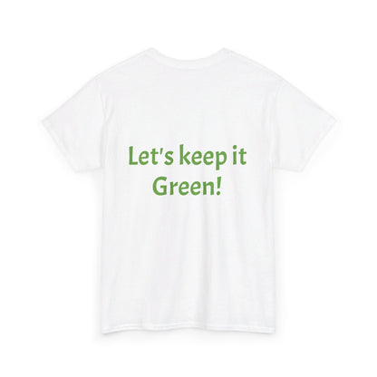 Unisex Heavy Cotton Tee Earth trending! Let's keep it green.