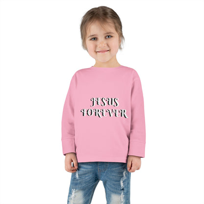 Toddler Long Sleeve Tee - Four Seasons Jesus Forever