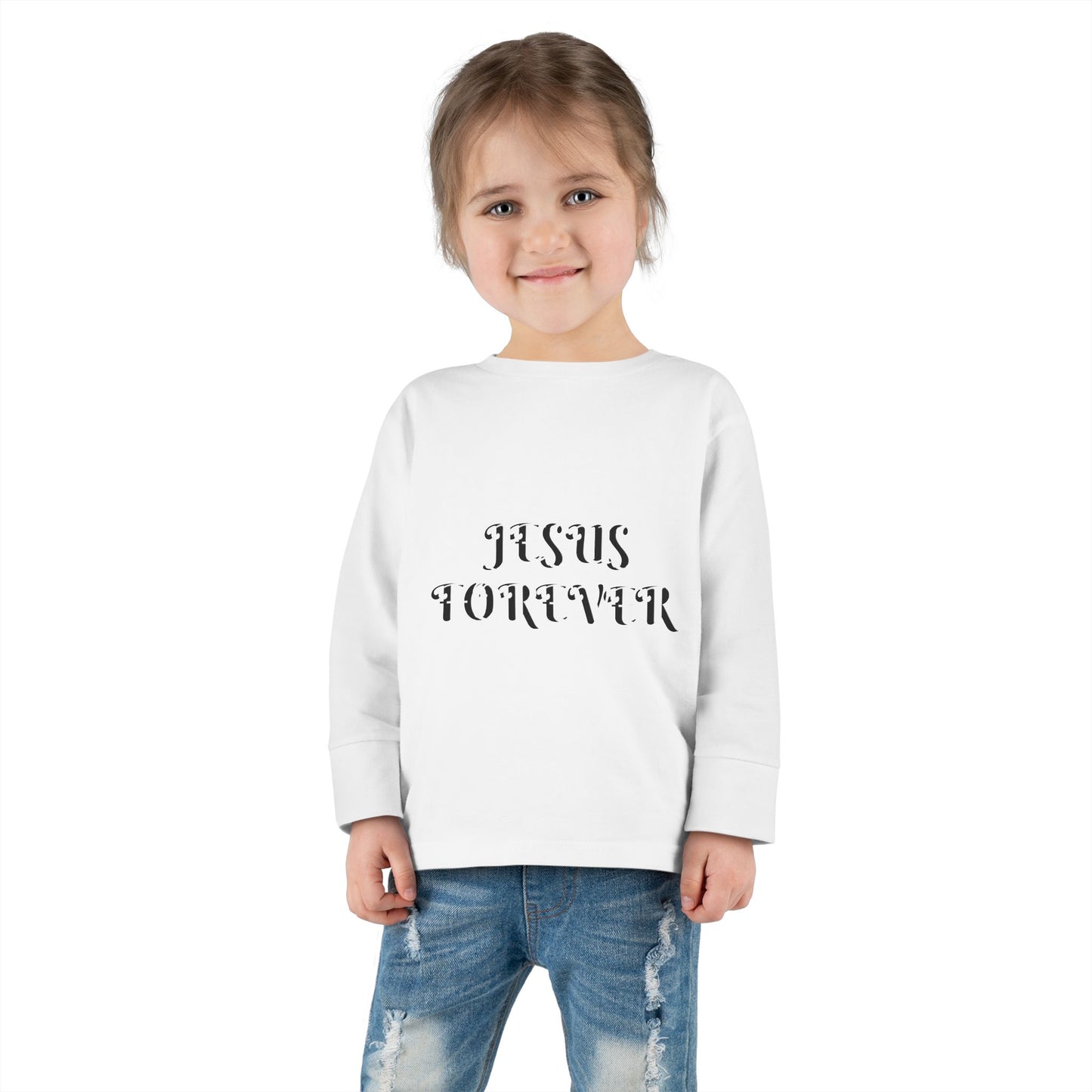 Toddler Long Sleeve Tee - Four Seasons Jesus Forever