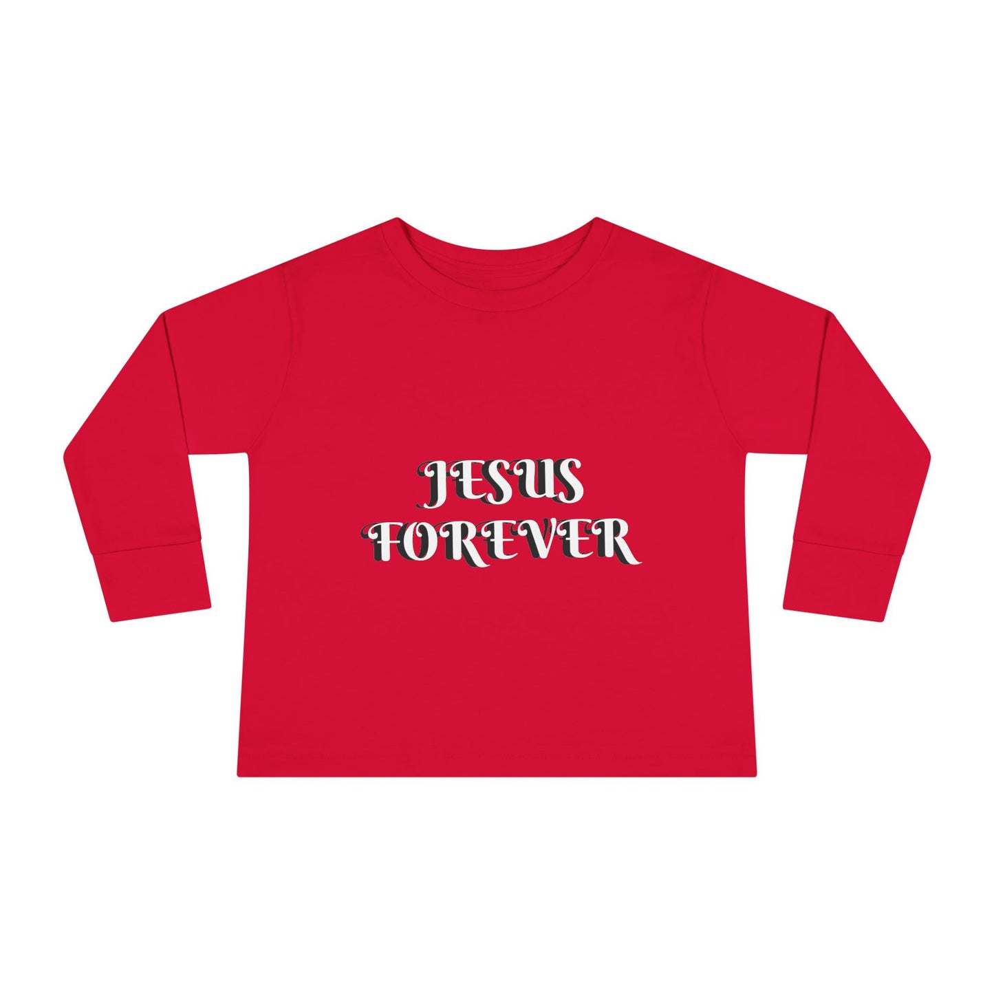 Toddler Long Sleeve Tee - Four Seasons Jesus Forever