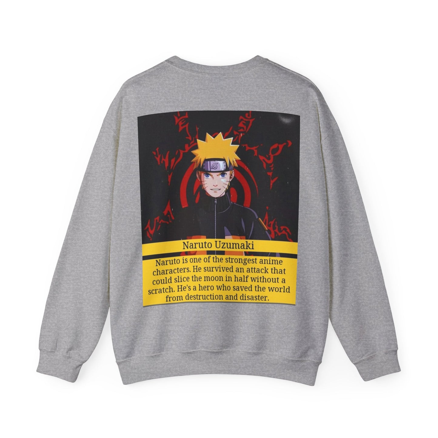 Unisex Heavy Blend™ Crewneck Sweatshirt  Naruto info. Anime with 2 PETER 1:3