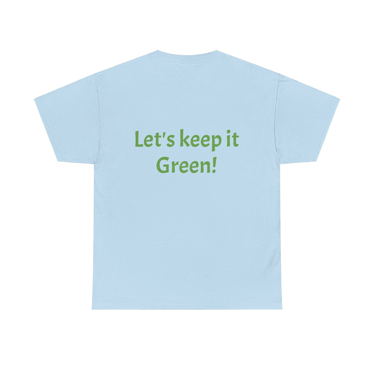 Unisex Heavy Cotton Tee Earth trending! Let's keep it green.