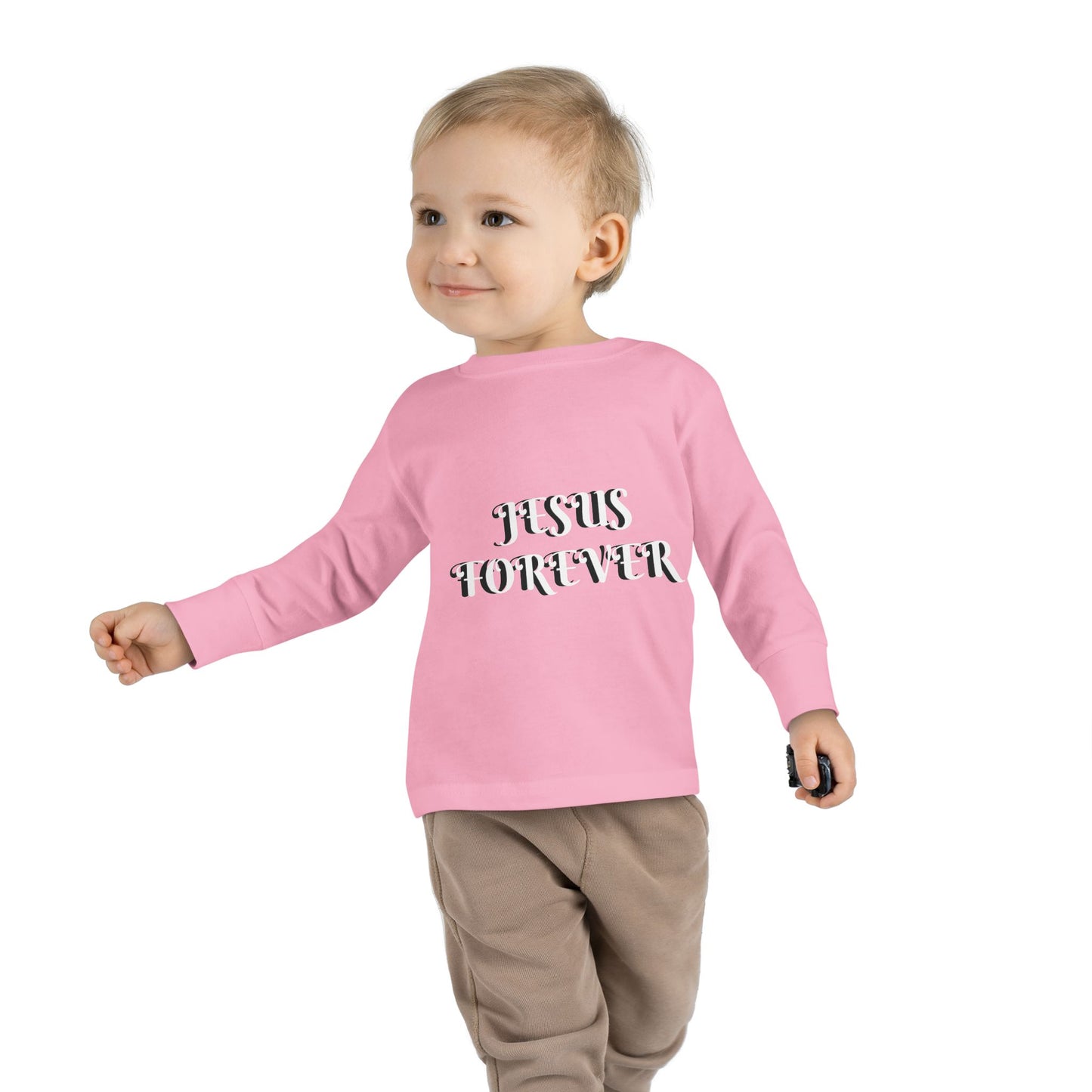 Toddler Long Sleeve Tee - Four Seasons Jesus Forever