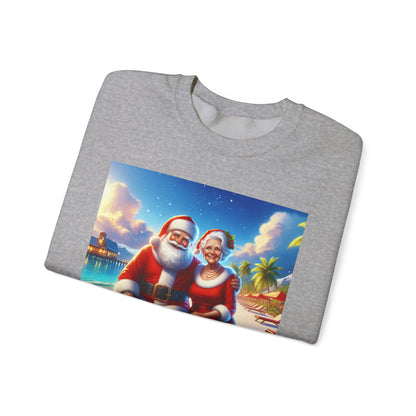 Unisex Heavy Blend™ Crewneck Sweatshirt photo of Gardiner /Santaand wife  in Florida