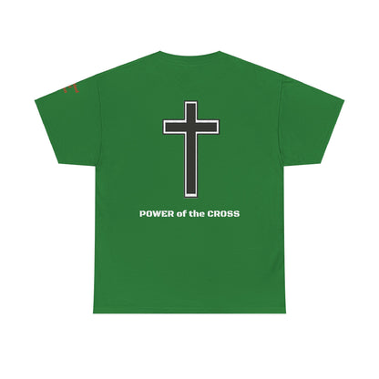 Unisex Heavy Cotton Tee. Rejoicein the lord always the blood of Jesus . Faith comes by hearing God's word.