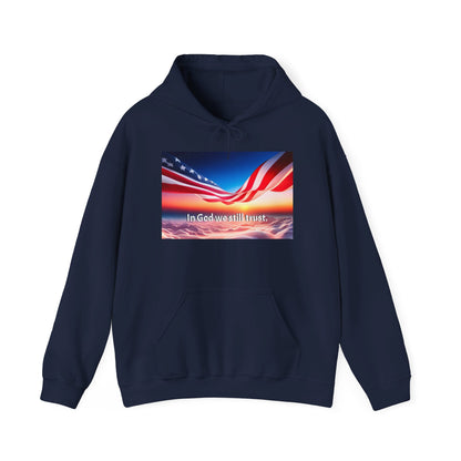 Unisex Heavy Blend™ Hooded Sweatshirt /America flag/  ELECTION 2024