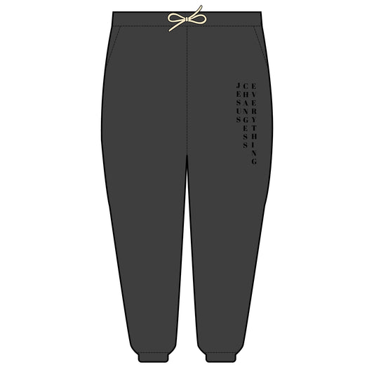 Fleece Sweatpants 'Jesus Changes Everything'