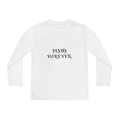 Youth Long Sleeve Tee - Jesus Forever Christian Shirt