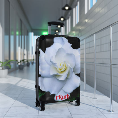 Suitcase World traveler Gardenia Flowers tRuth.