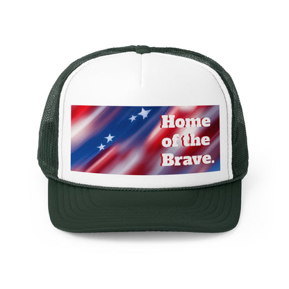 Trucker Caps American flag /Home of the Brave,