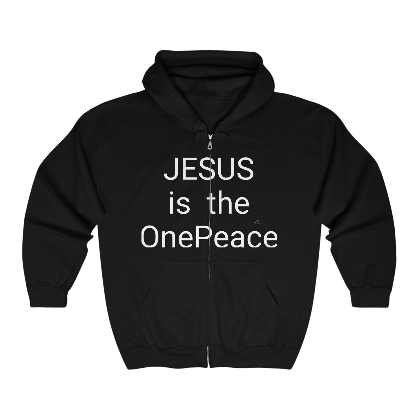 Unisex Heavy Blend™ Full Zip Hooded Sweatshirt. Jesus is the one-peace.