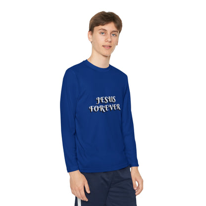 Youth Long Sleeve Tee - Jesus Forever Christian Shirt