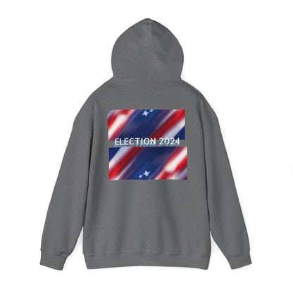 Unisex Heavy Blend™ Hooded Sweatshirt /America flag/  ELECTION 2024