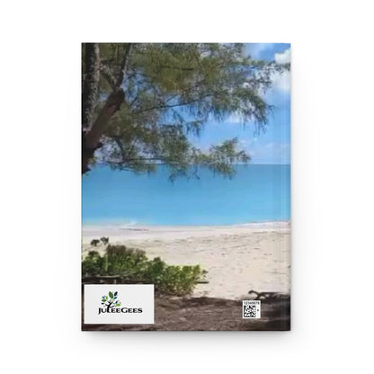 Hardcover Journal Matte Beach view