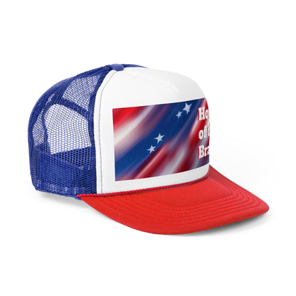 Trucker Caps American flag /Home of the Brave,