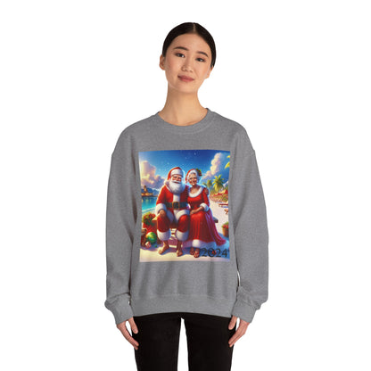 Unisex Heavy Blend™ Crewneck Sweatshirt photo of Gardiner /Santaand wife  in Florida