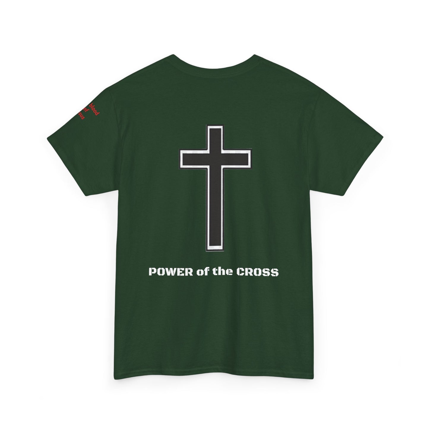 Unisex Heavy Cotton Tee. Rejoicein the lord always the blood of Jesus . Faith comes by hearing God's word.