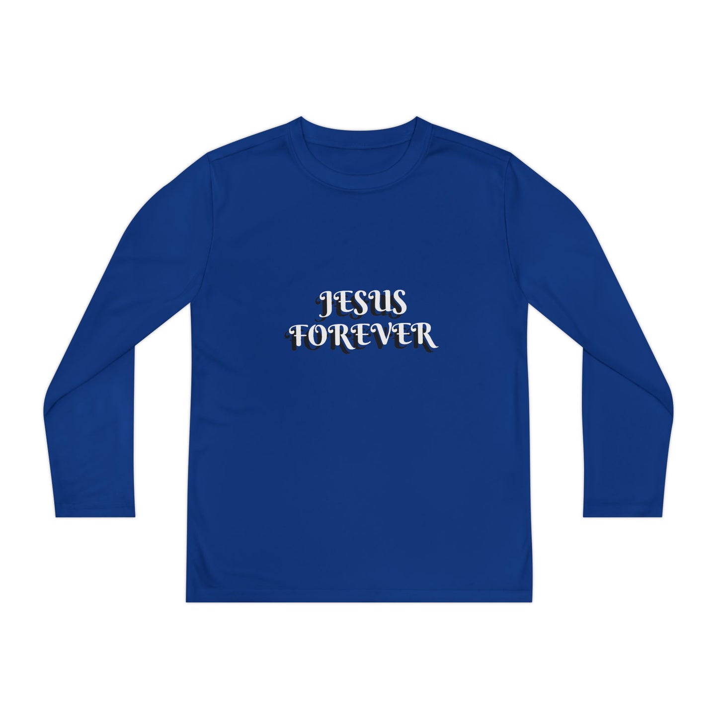 Youth Long Sleeve Tee - Jesus Forever Christian Shirt