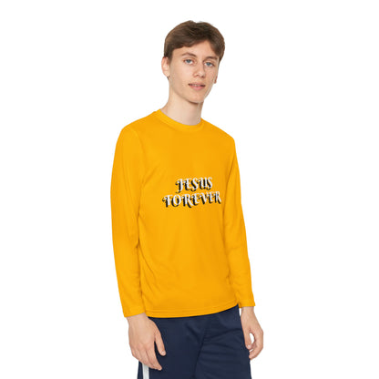 Youth Long Sleeve Tee - Jesus Forever Christian Shirt