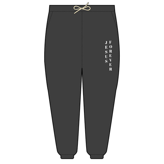 Fleece Sweatpants - JESUS FOREVER Lightweight Unisex Lounge Pants