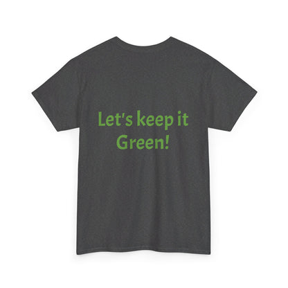 Unisex Heavy Cotton Tee Earth trending! Let's keep it green.