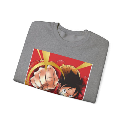 Unisex Heavy Blend™ Crewneck Sweatshirt. Luffy