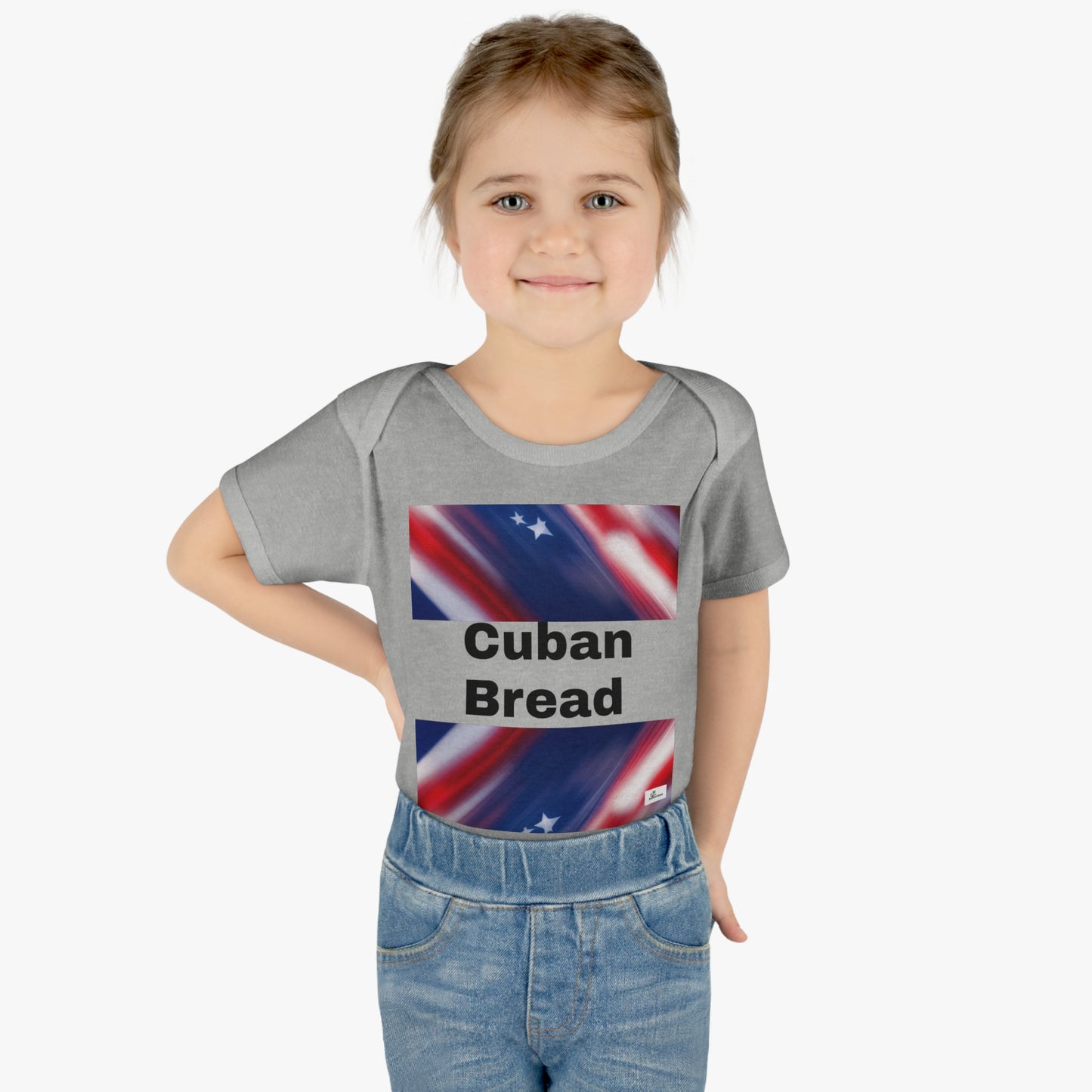 Infant Baby Rib Bodysuit Cuban Bread