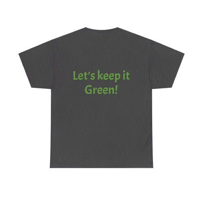 Unisex Heavy Cotton Tee Earth trending! Let's keep it green.