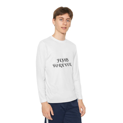 Youth Long Sleeve Tee - Jesus Forever Christian Shirt