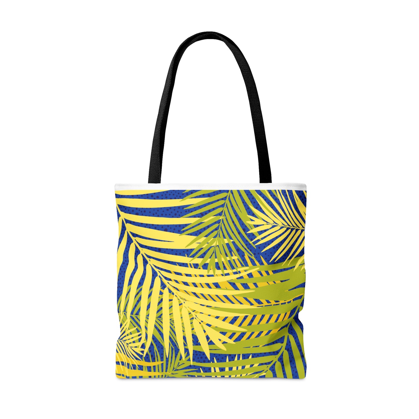 Tote Bag (AOP) Palm leaves print/ joyful