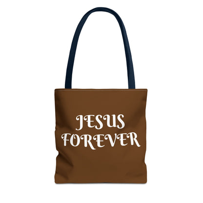 Tote Bag (AOP) with JESUS FOREVER