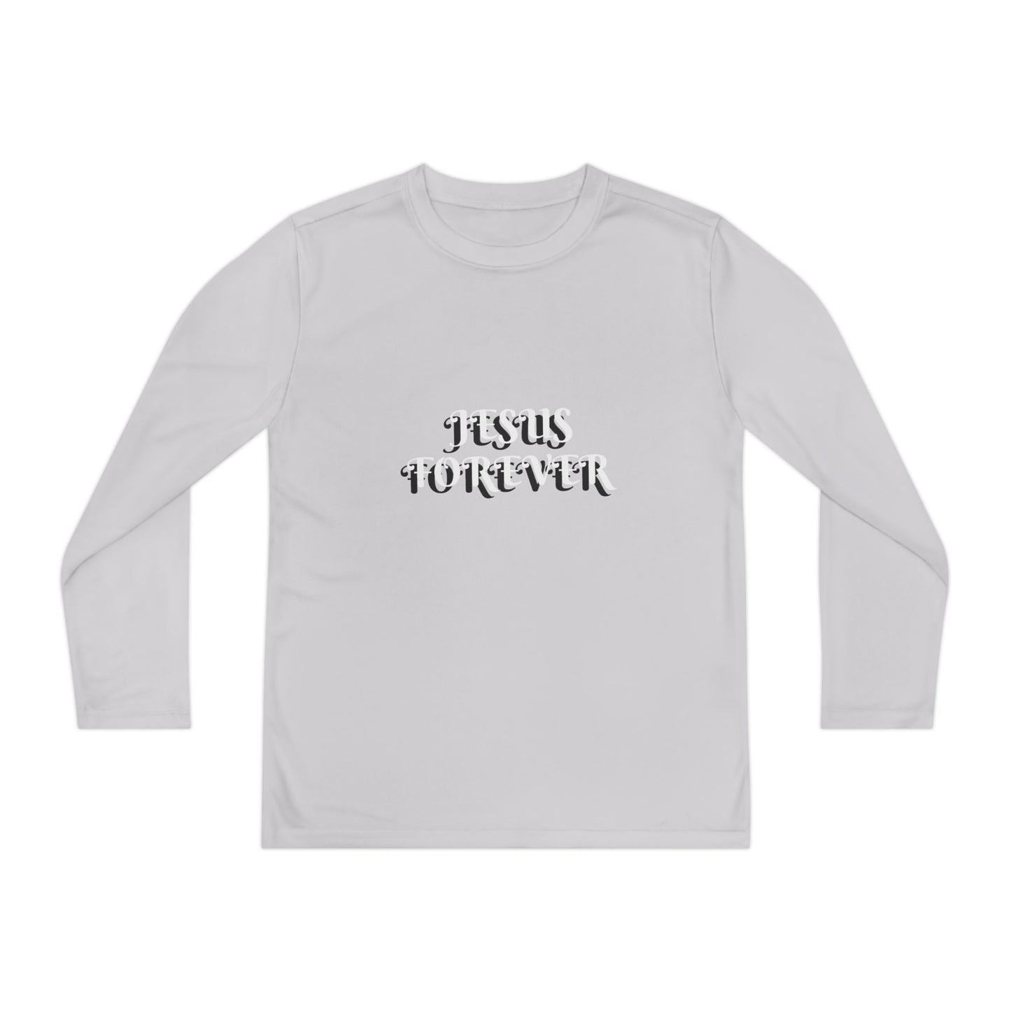 Youth Long Sleeve Tee - Jesus Forever Christian Shirt