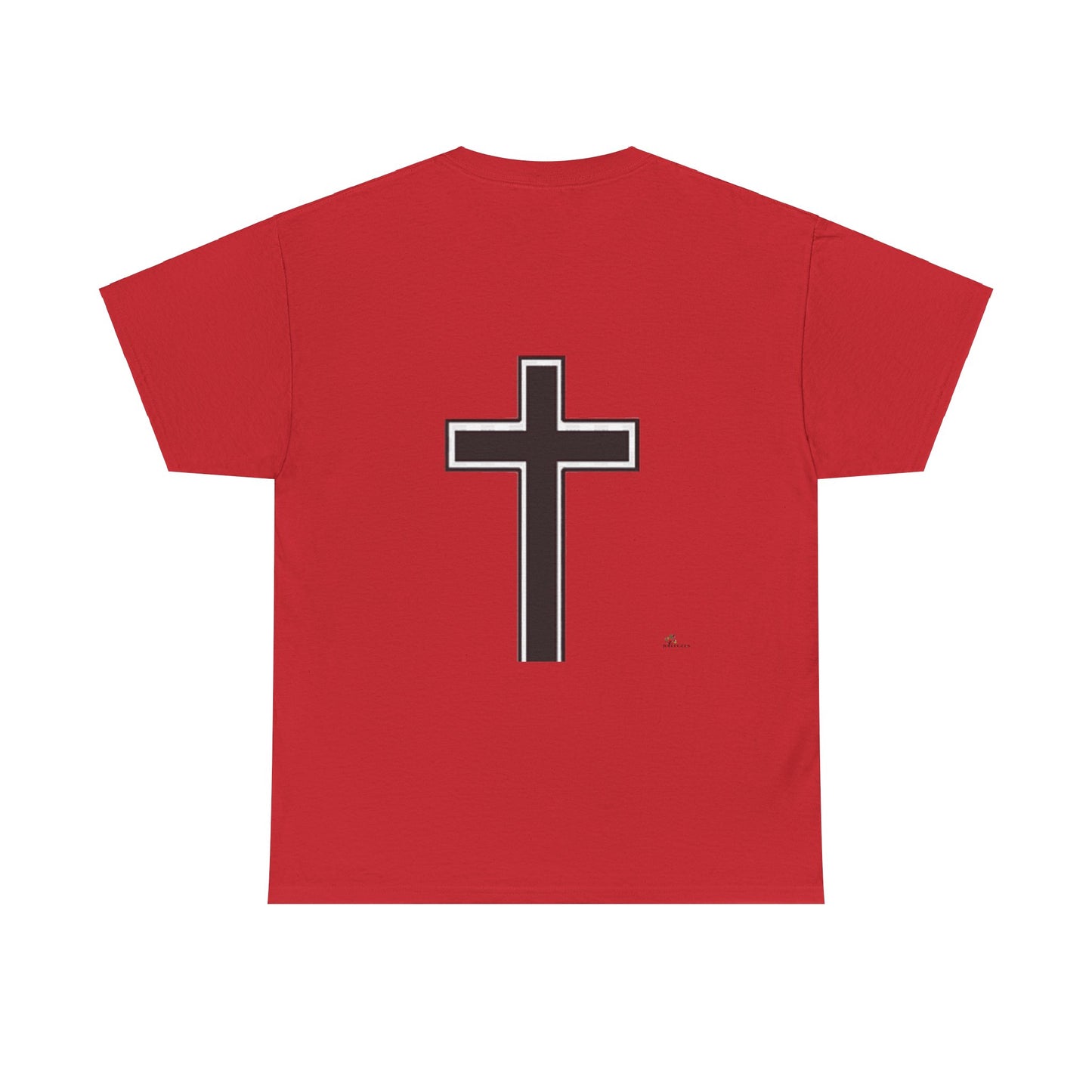 Unisex Heavy Cotton Tee. The one way to Piece. Red letters