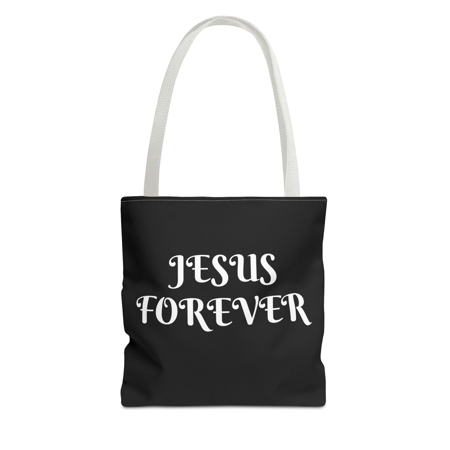 Tote Bag (AOP) with JESUS FOREVER