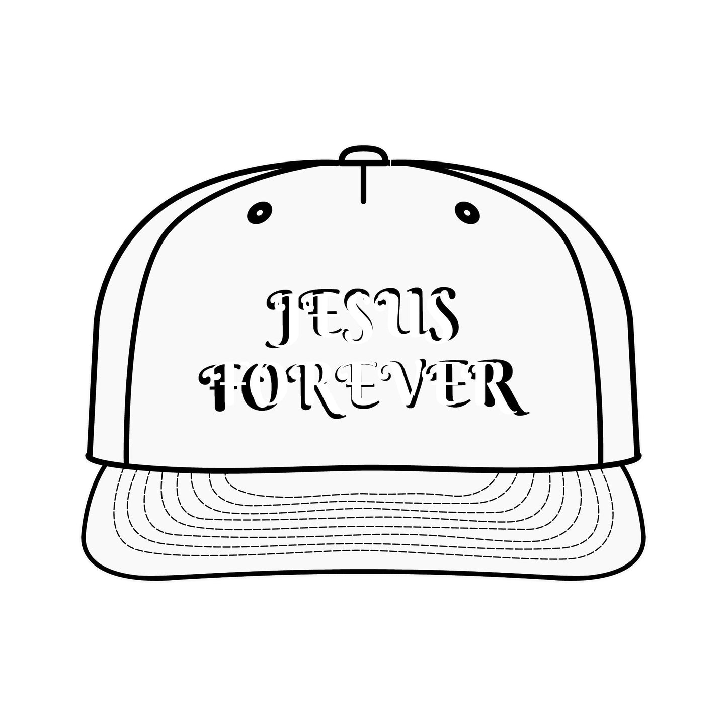 Surf Cap with JESUS FOREVER