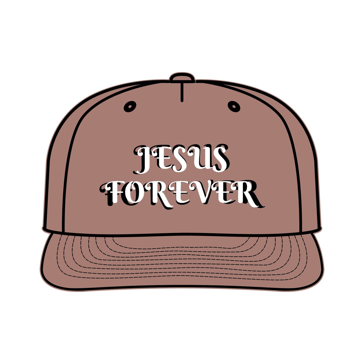 Surf Cap with JESUS FOREVER