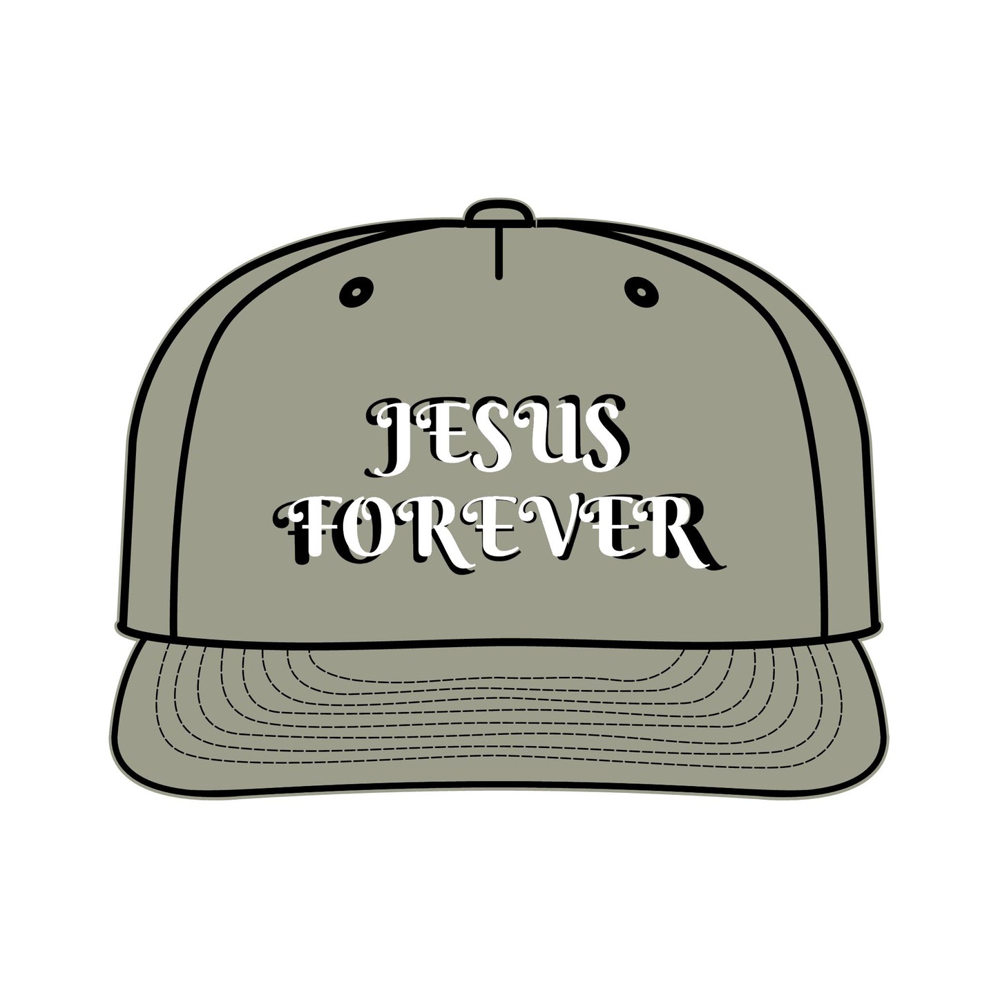 Surf Cap with JESUS FOREVER