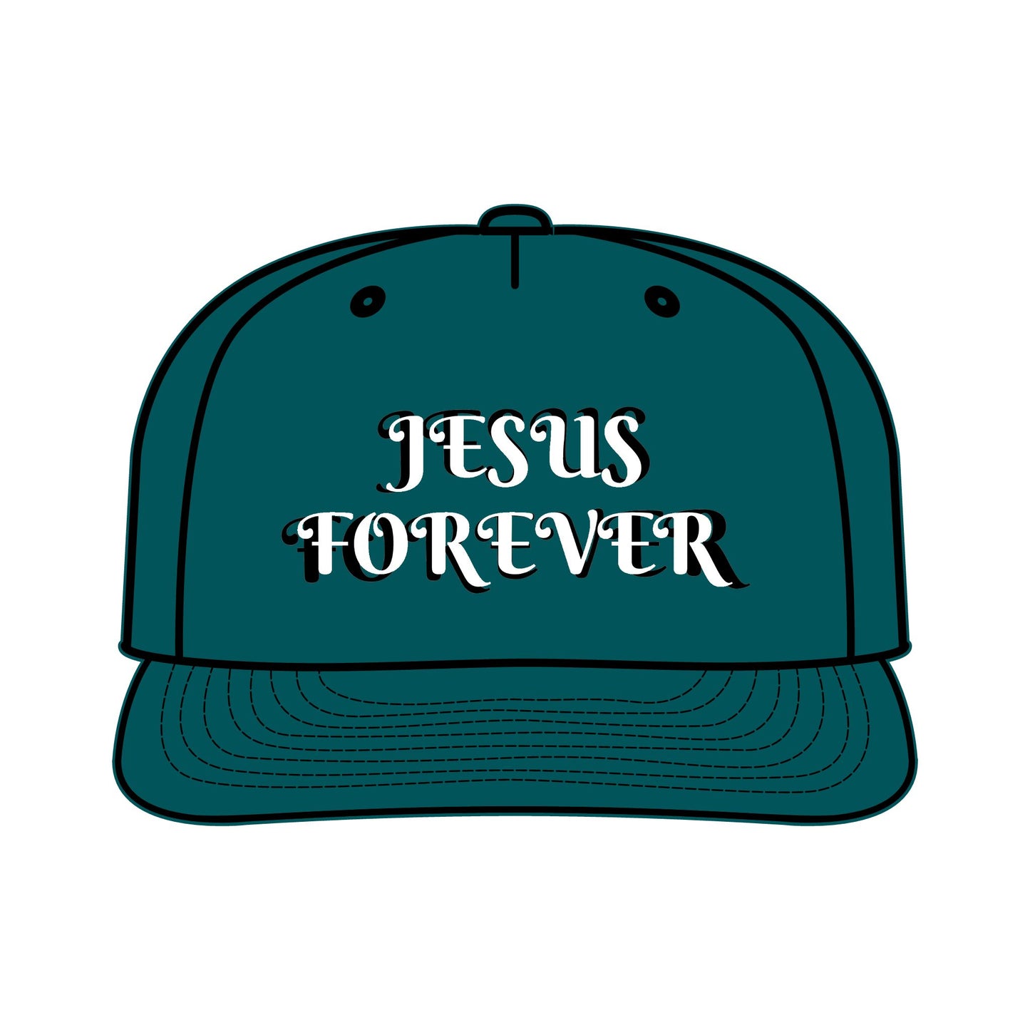 Surf Cap with JESUS FOREVER