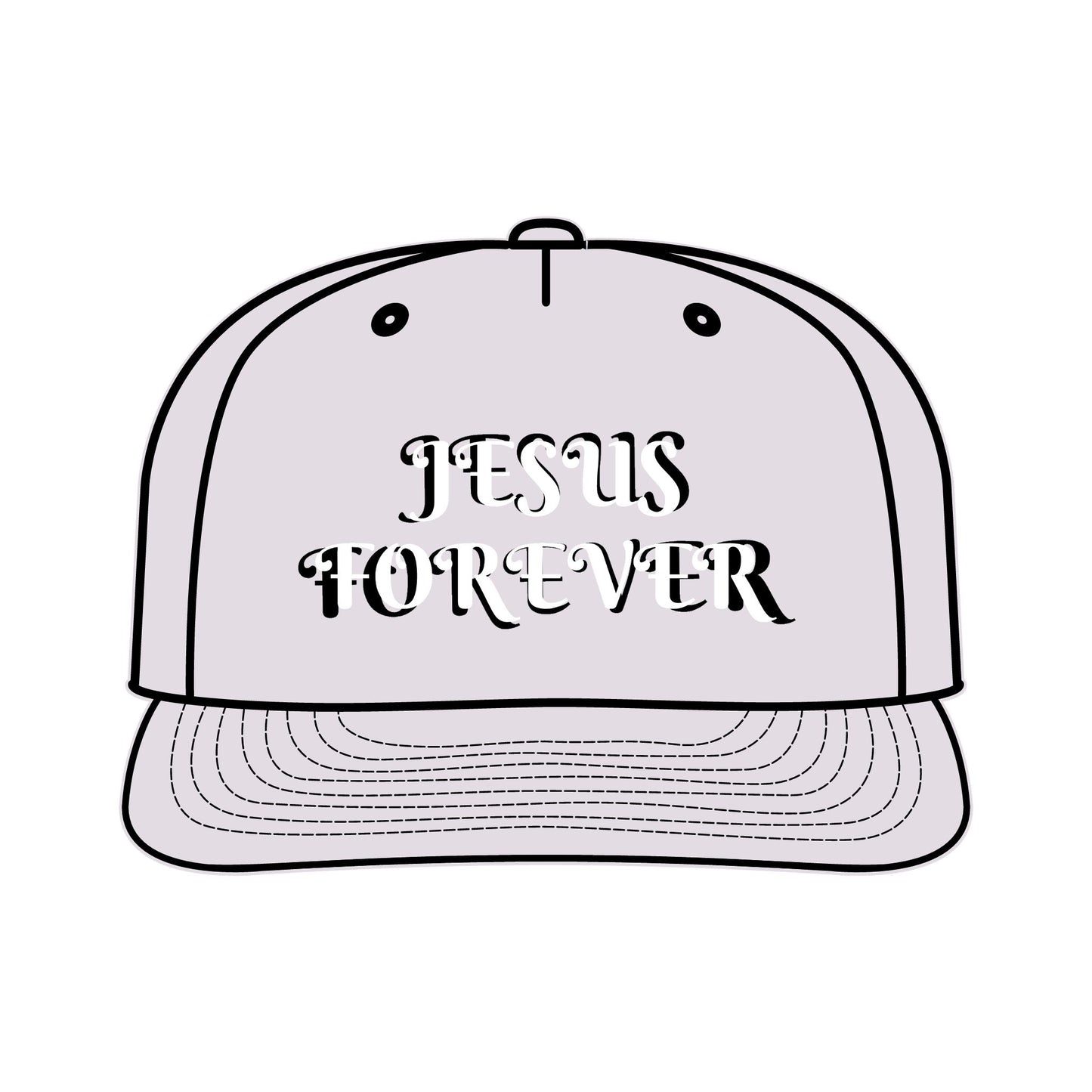 Surf Cap with JESUS FOREVER