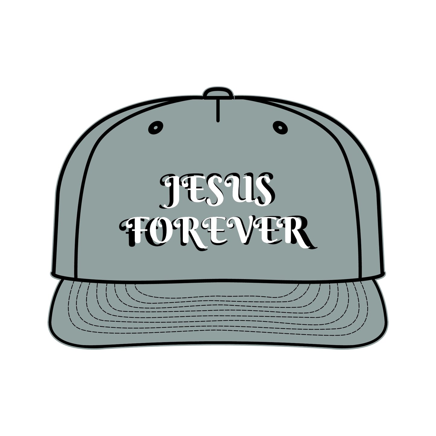 Surf Cap with JESUS FOREVER