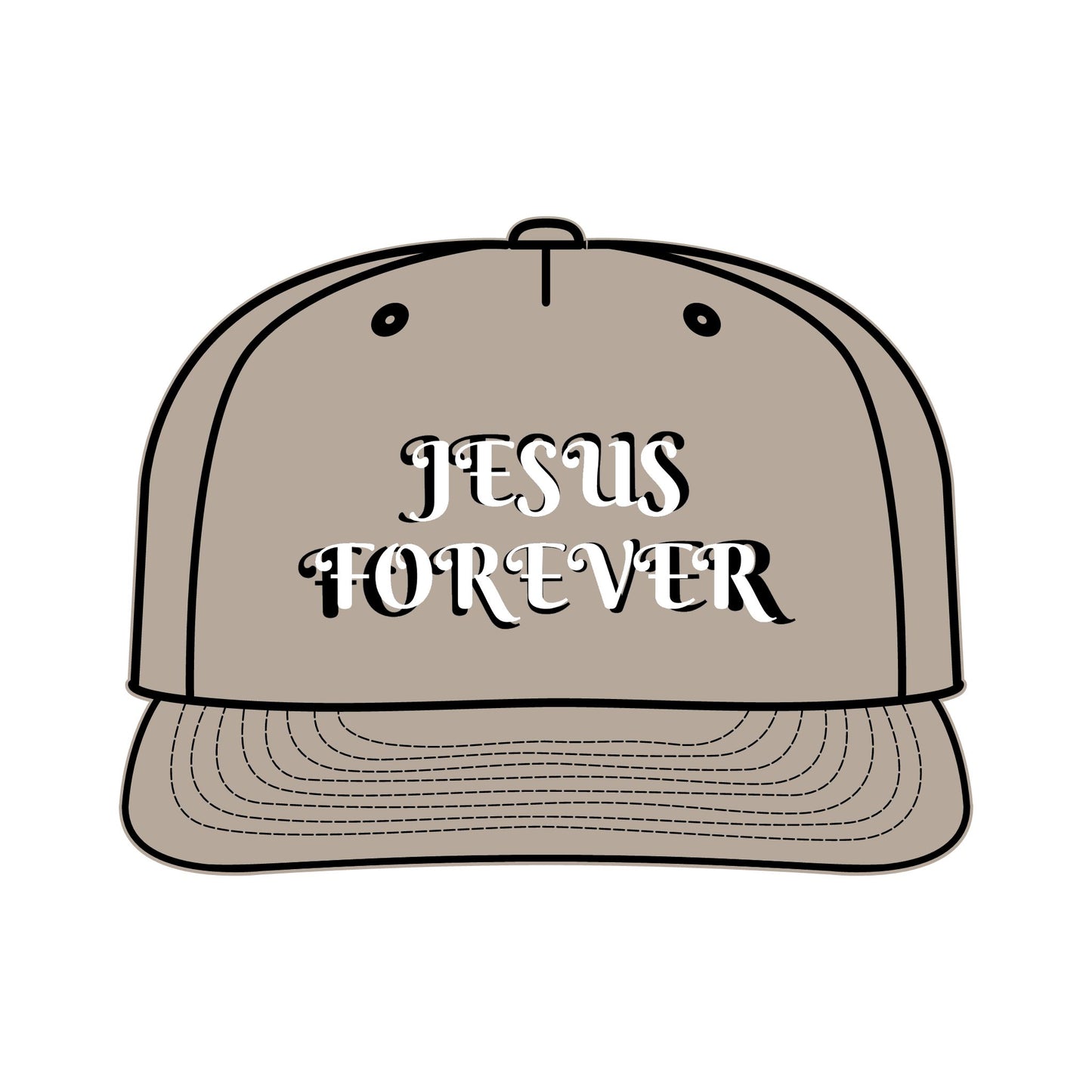 Surf Cap with JESUS FOREVER