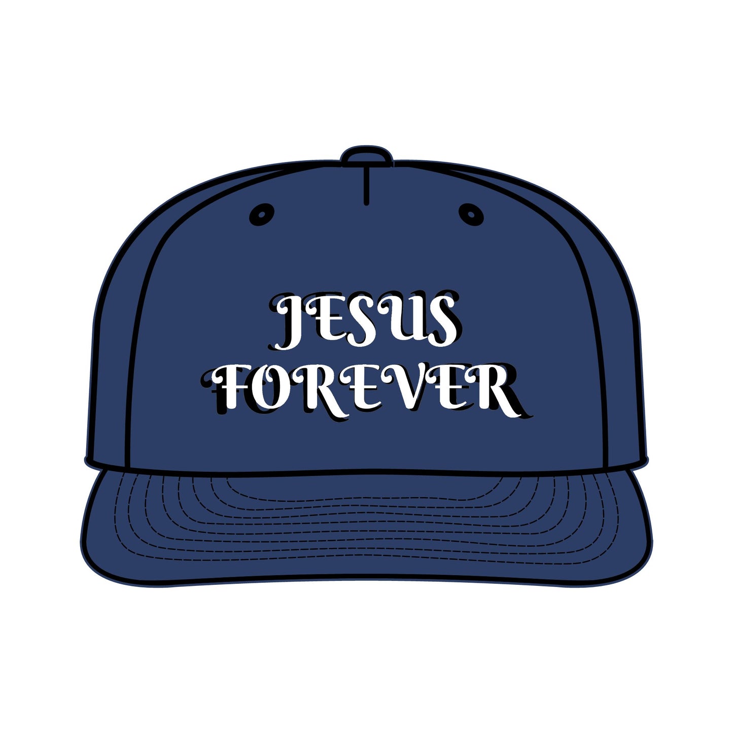 Surf Cap with JESUS FOREVER